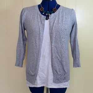 Gray cardigan